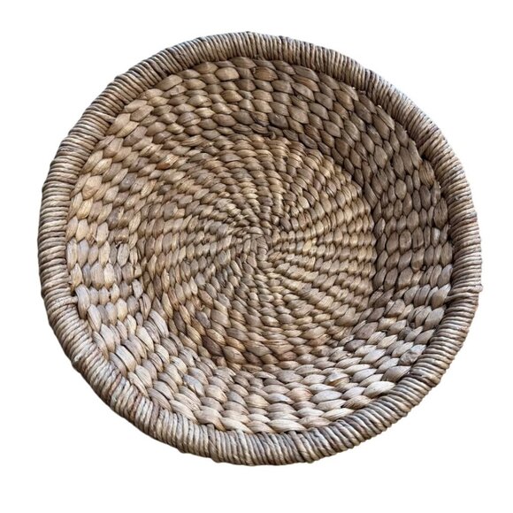 Other - Woven Rattan Basket Table Display Centerpiece Wicker